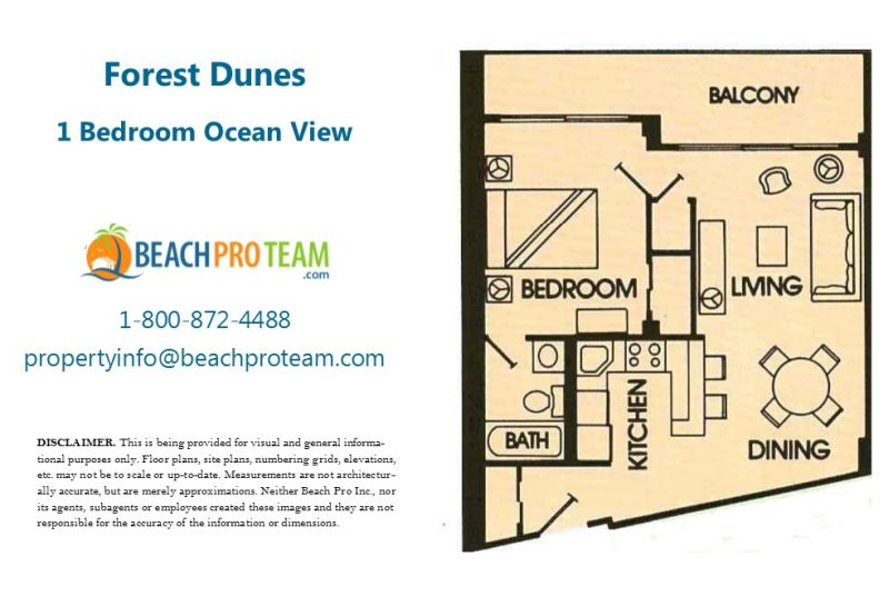 Forest Dunes 1 Bedroom Ocean View